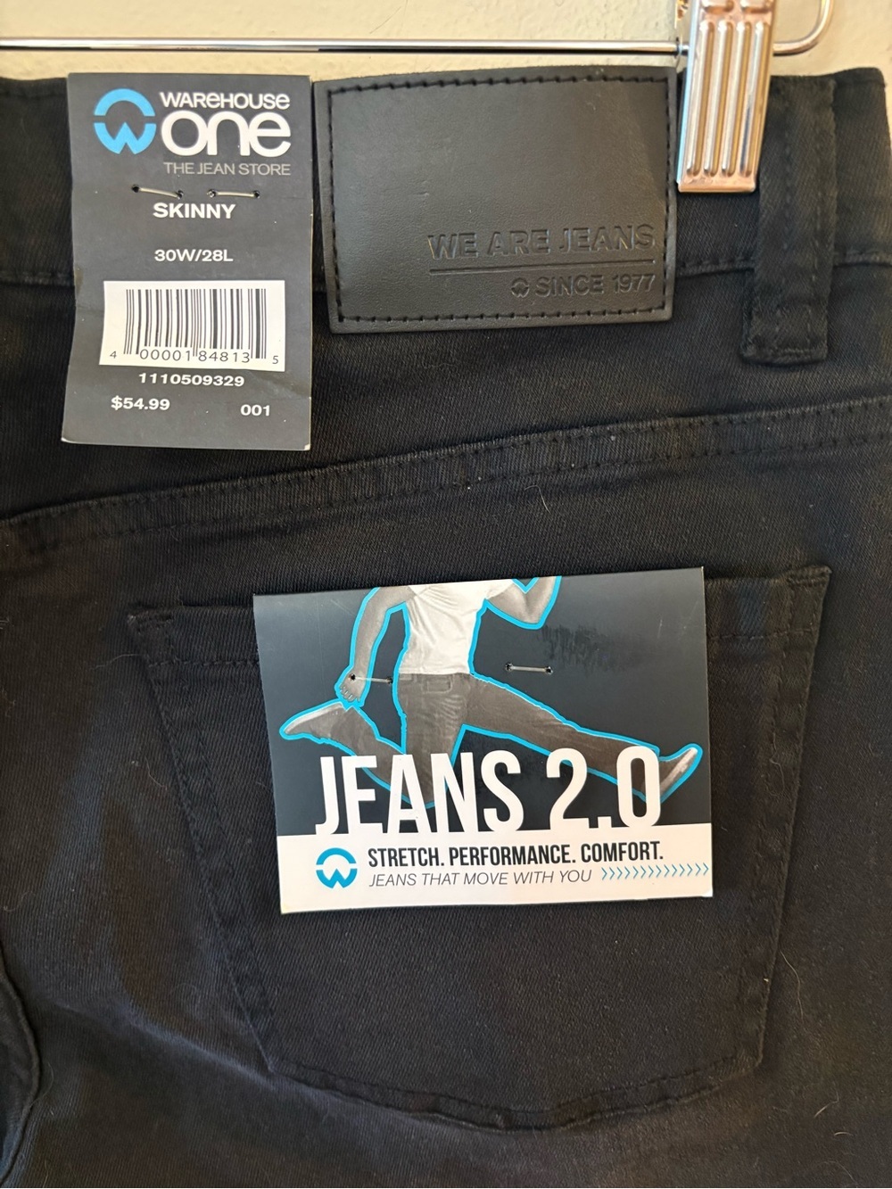 Warehouse One Women’s Black Skinny Jeans, Sz 30. NWT - Picture 5 of 11